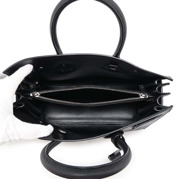 Saint Laurent Paris Tote Bag Sac de Jour Small Leather Shoulder Bag Black - Picture 6 of 12